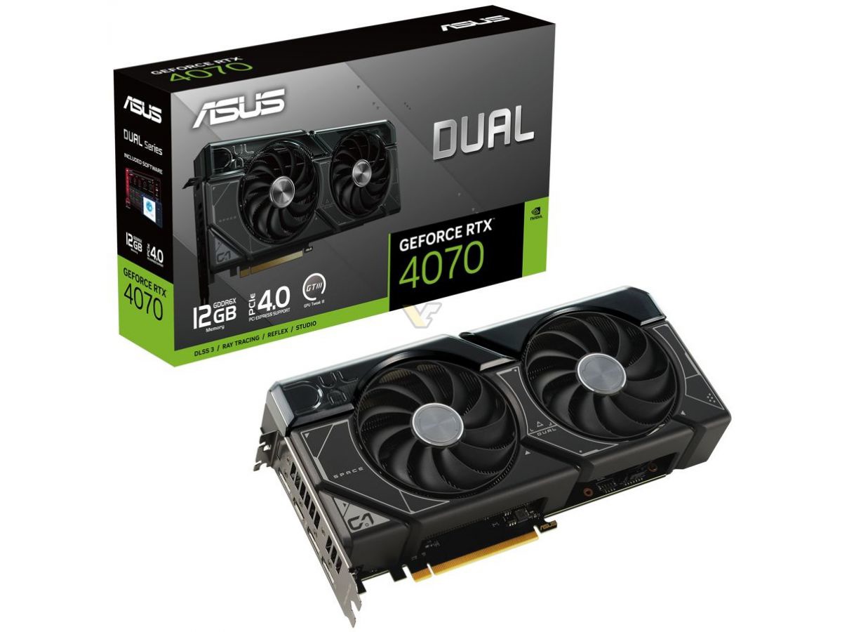 华硕 / 七彩虹 / 索泰 RTX 4070 显卡外观图赏，预计13 日晚发布