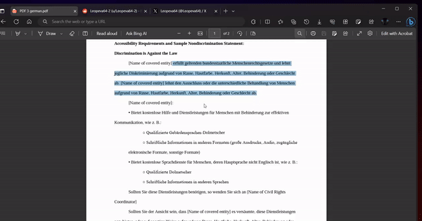 微软邀请Canary用户测试 Edge 浏览器翻