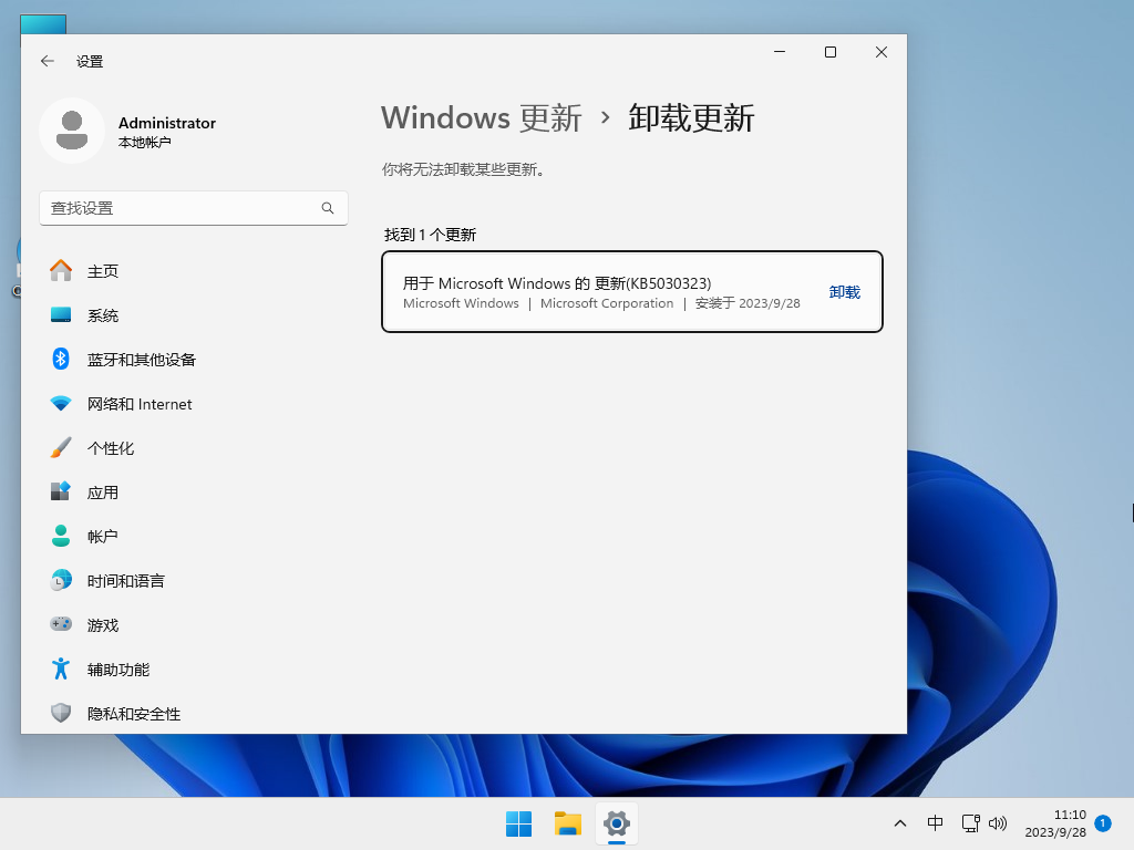 Windows11 22H2 64位 专业精简版 V2023
