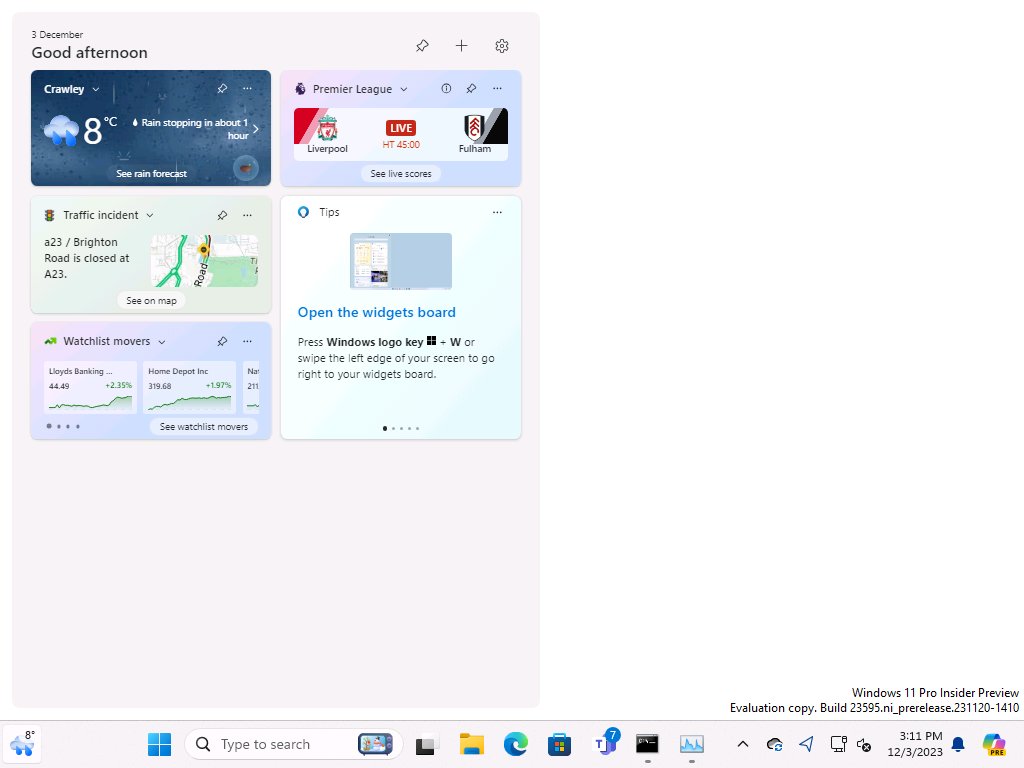 Dev 和 Canary 频道 Windows 11 版本如