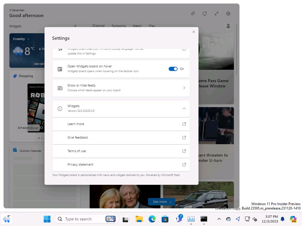 Dev 和 Canary 频道 Windows 11 版本如