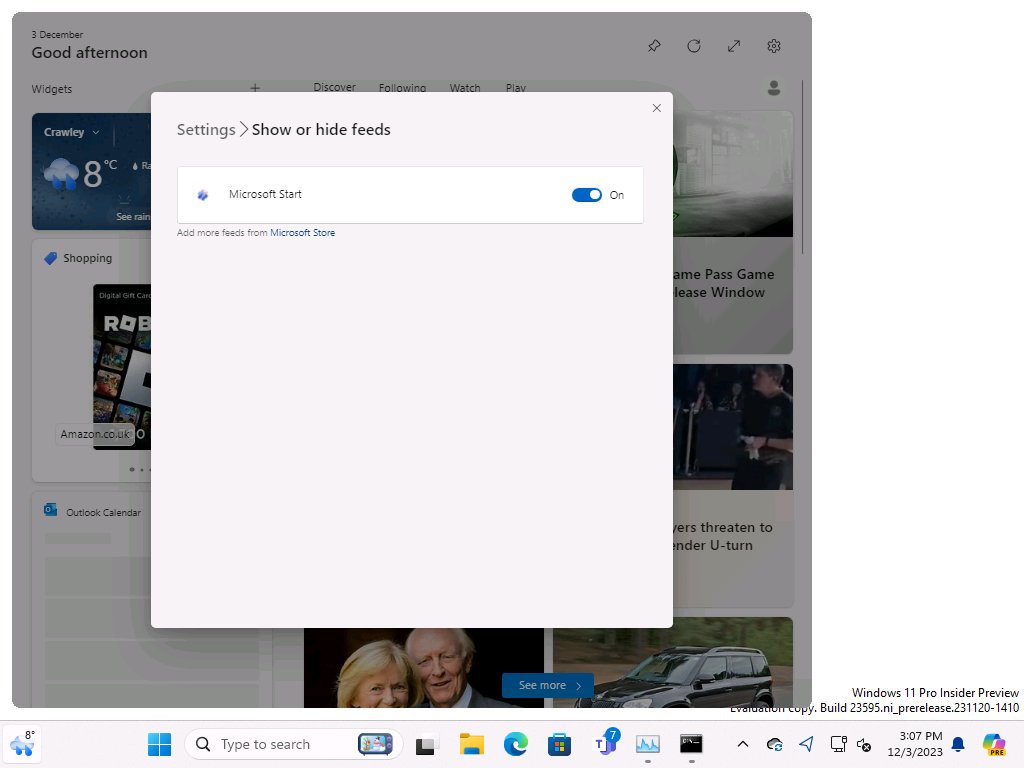 Dev 和 Canary 频道 Windows 11 版本如