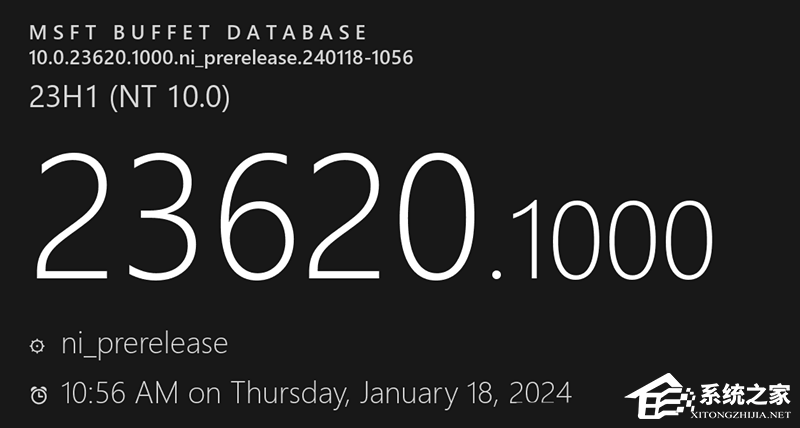 Win11 Dev 预览版 Build 23620发布
