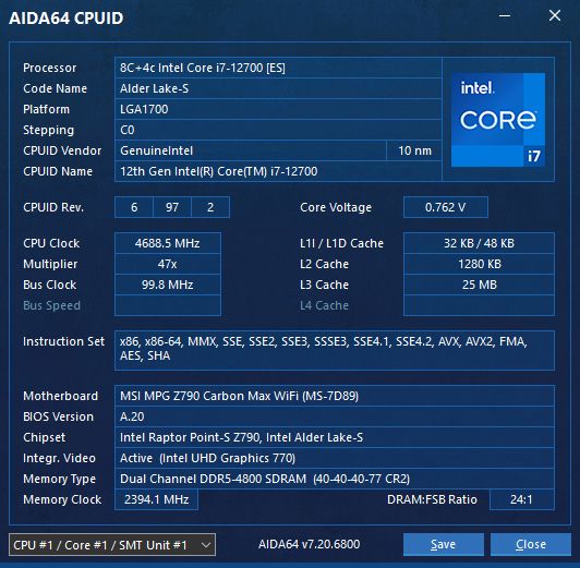 AIDA64 7.20 发布