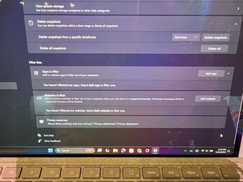 微软 Win11 Recall“记忆”AI 功能初体