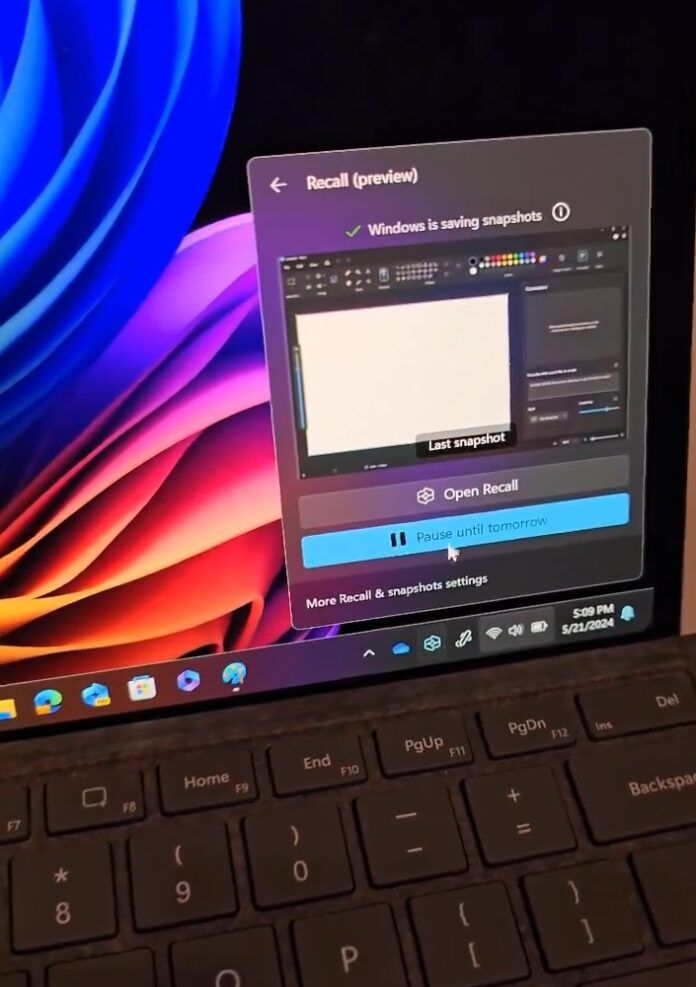 微软 Win11 Recall“记忆”AI 功能初体