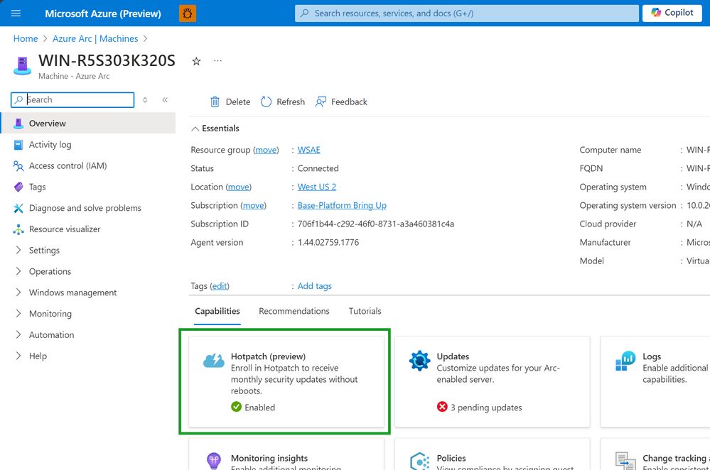 微软 Windows Server 2025 首个热补丁