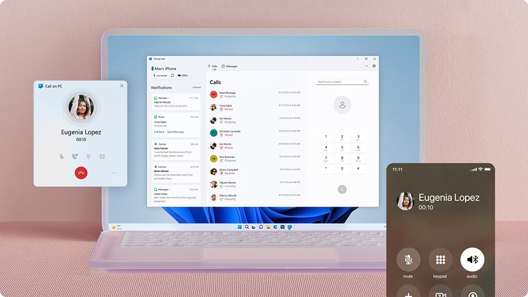 Windows Phone Link 应用提醒用户：更