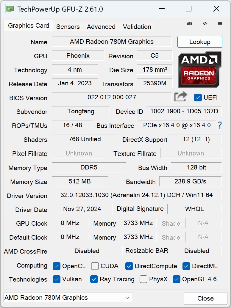 GPU-Z发布2.61.0版本更新！