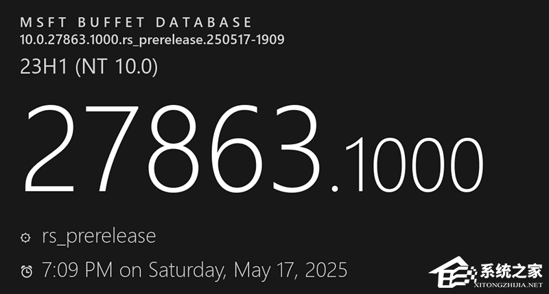 Win11 Canary 27863更新补丁