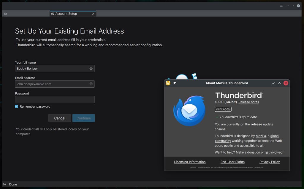 Thunderbird开源邮件应用发布139版本！
