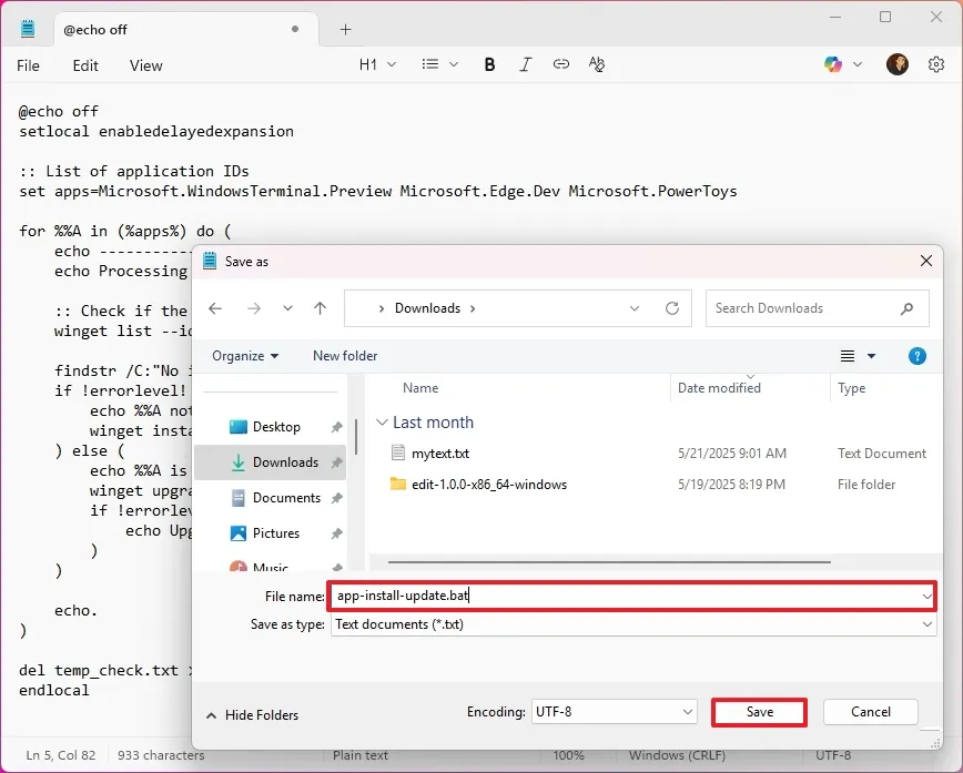 教你使用 WinGet 脚本自动安装和更新应
