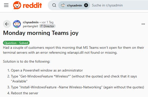 用户反馈：多个 Windows Server 版本上