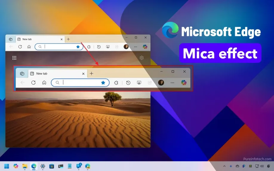 微软 Edge 浏览器再次恢复 Mica 云母效