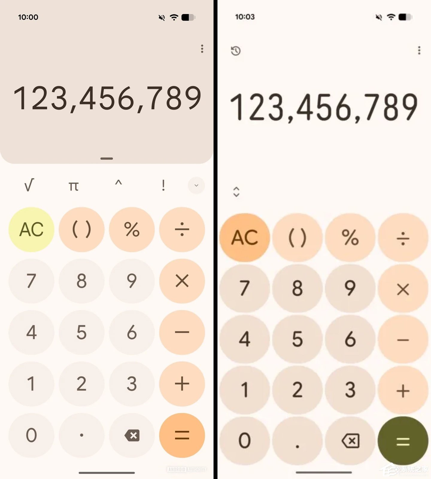 谷歌计算器应用升级至 9.0 版本：界面