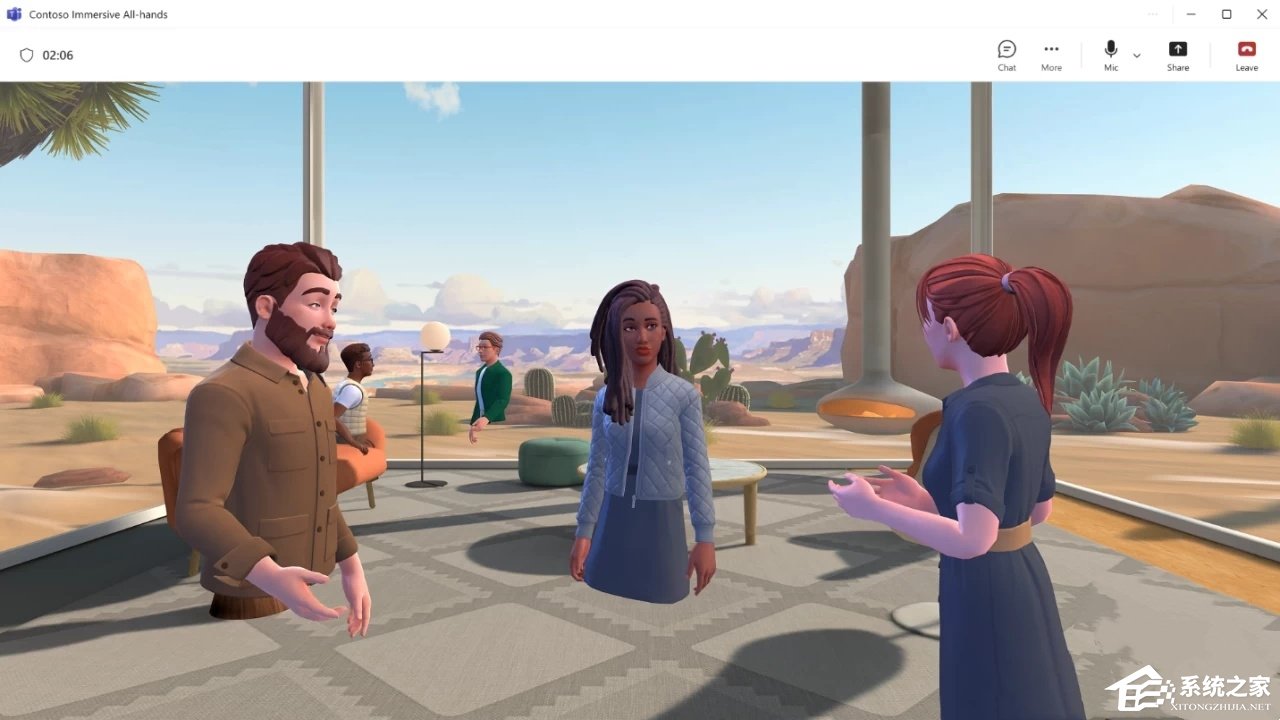 微软宣布 Teams 平台 “沉浸式活动”