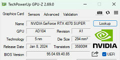 GPU-Z 发布 2.69.0 版本更新！新增支持 RTX 5090 D v2 等显卡