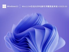 Win11 64位低内存电脑专用精简版系统 V2023.03