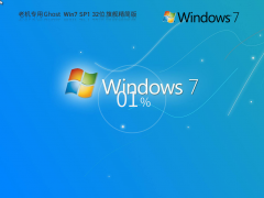 Win7精简版32位超小gho老机专用镜像