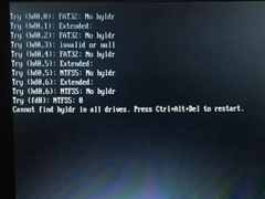 安装Win7后开机提示cannot find hyldr in all drives如何解决