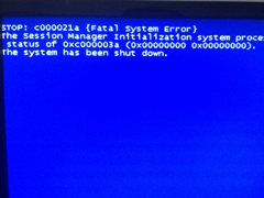 Win7开机蓝屏报错c000021a如何处理？