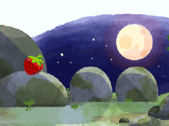 Google特制doodle动画庆祝有“草莓月亮”的特殊夏至