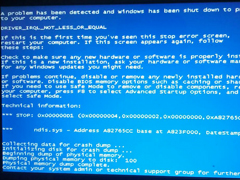 Windows7出现ndis.sys蓝屏怎么处理？