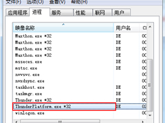 Win7系统如何关闭开机启动的ThunderPlatform进程？