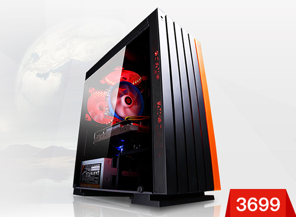 Ryzen 5 1600六核/8G/微星GTX1050Ti独显中高端游戏电脑
