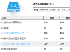 Win7检测硬盘提示ultra dma crc错误计数怎么办