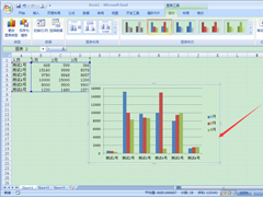 Excel2007怎么制作柱状图？Excel2007柱状图快速生成方法
