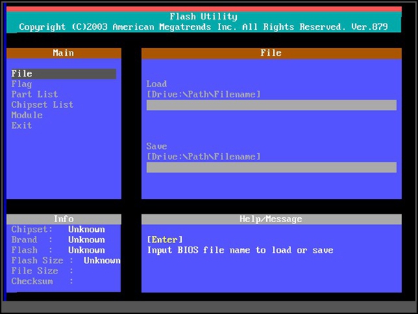  AMI BIOS写入(Flash)工具 V8.79