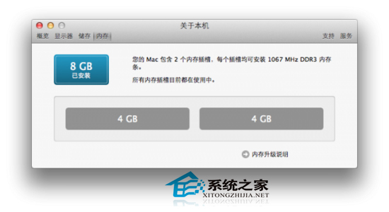 如何快速查看Mac设备的内存大小