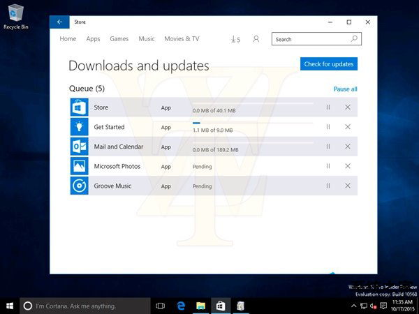 Win10预览版10568大量截图曝光