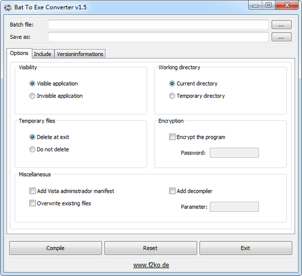 BAT转换EXE V1.5