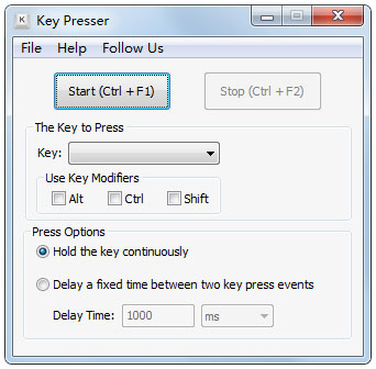 自动按键工具(Key Presser) V2.1.6.2 绿色版