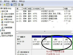 Win7系统只有一个C盘怎么办？