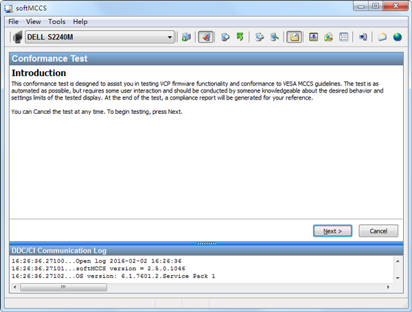 EDID读取软件(softMCCS) V2.5