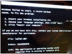 Win7重装系统后黑屏报错oxc000007b如何解决？