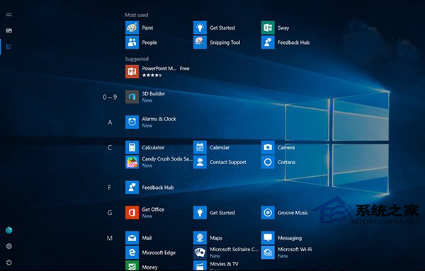 微软Win10一周年更新改进开始菜单显示方式