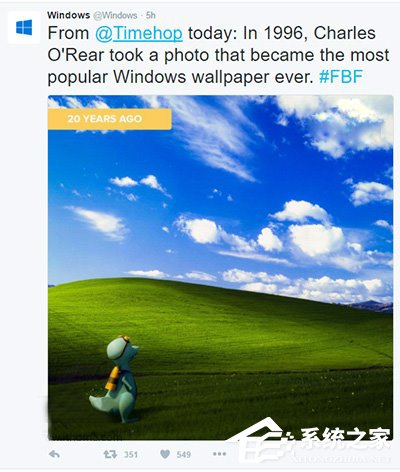 WindowsXP经典桌面壁纸迎20周年生日