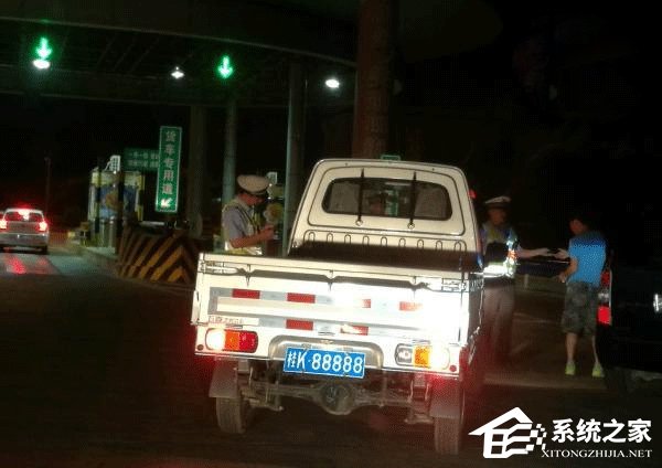 货车车牌5个8“低调”现身，一天不到被查8次