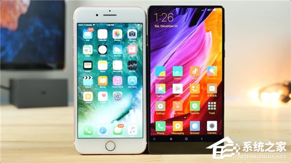 苹果iPhone7 Plus对比小米MIX：谁的颜值性能更高？