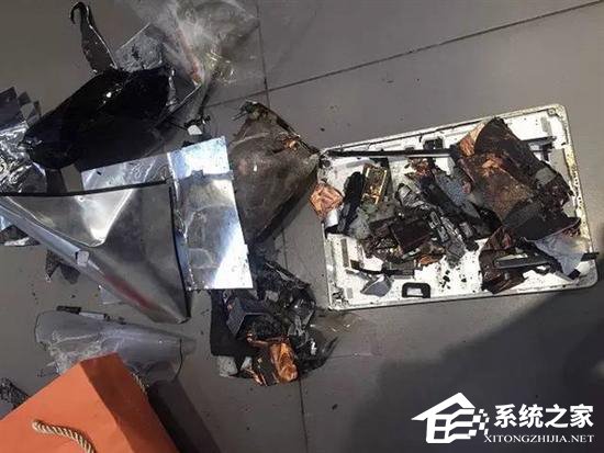 iPad半夜充电突然爆炸：零件炸的到处都是