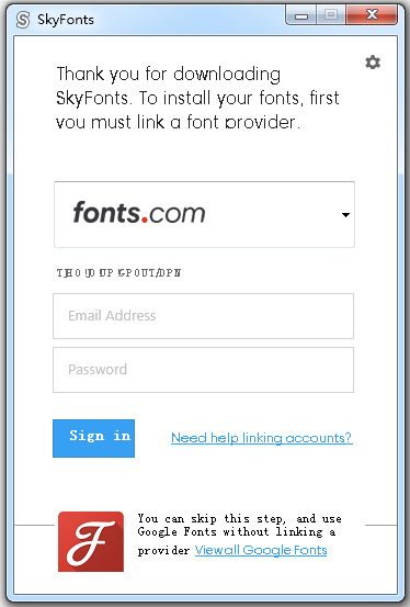 SkyFonts(字体快速下载软件) V5.9.5.3