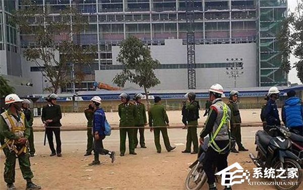 工人与保安起争执，三星越南工厂上演千人混战！