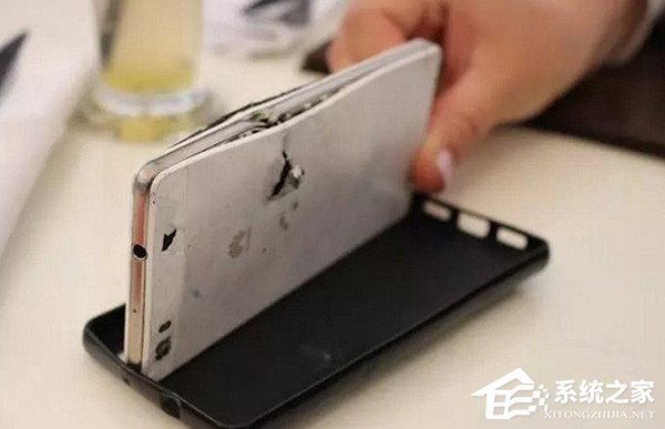 国产华为手机又挡子弹，中枪只受轻伤