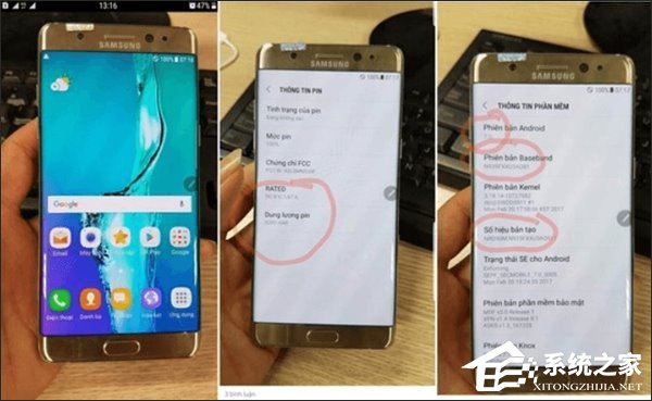 电池容量缩减至3200mAh！Galaxy Note 7R翻新机上手照曝光