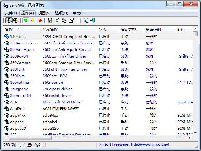 ServiWin(驱动设置软件) V1.71 中文绿色版