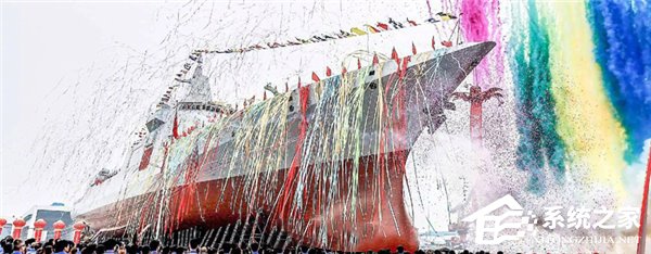 大驱来啦！中国新型万吨级驱逐舰055首舰今日下水